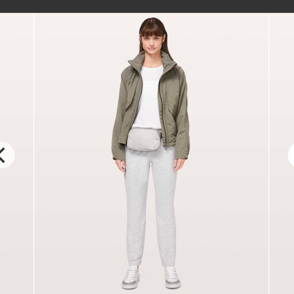 Lululemon On The Fly Pant 27" Wee Are From Space Nimbus Battleship